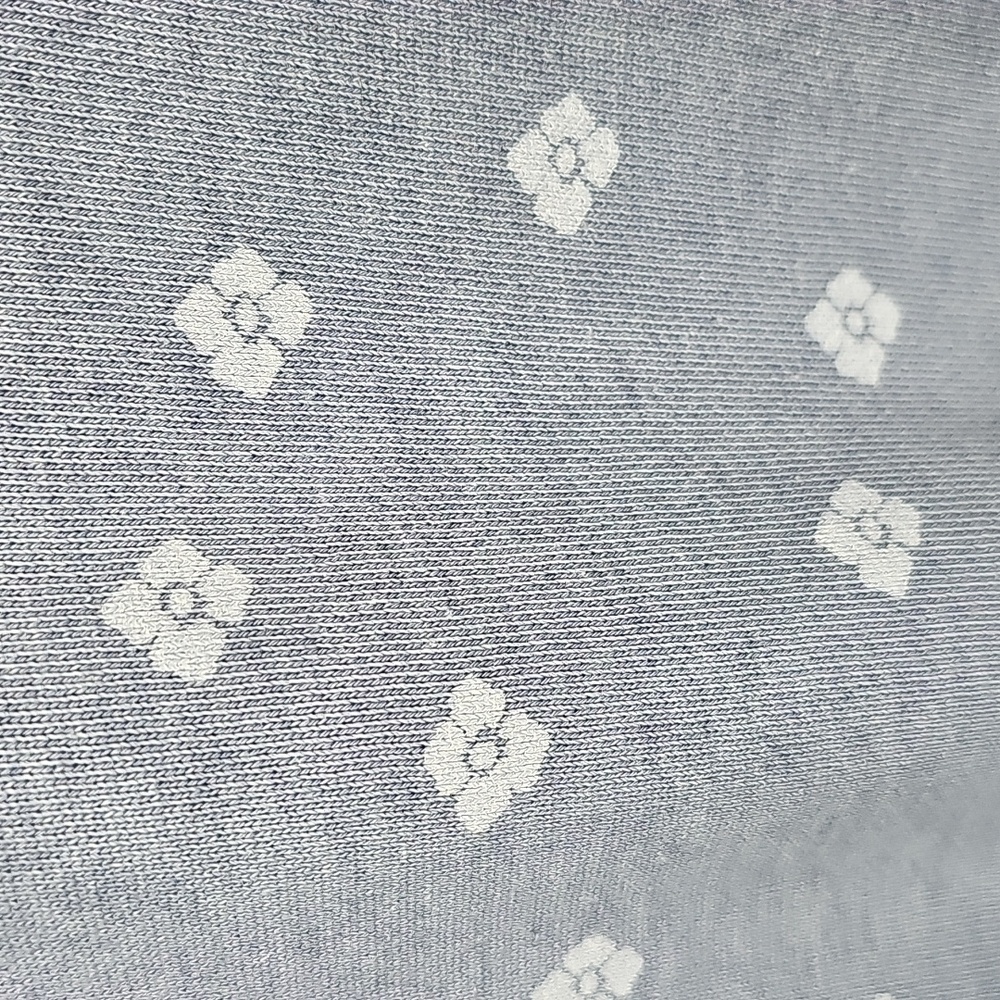 Aerie Blue Floral Raglan Sweatshirt XS Distressed Faded Pullover Soft Crewneck - Picture 6 of 16